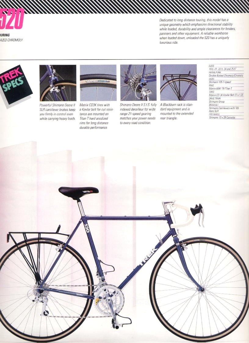 Vintage Original TREK Bicycle Catalog 1989 